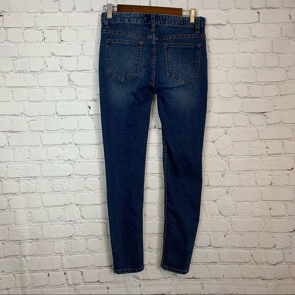 Free People Womens Ripped Distressed Skinny Jeans Size 27 - Picture 6 of 10